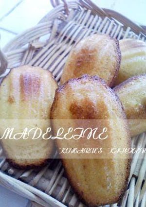A picture of Moist Honey Madelines.
