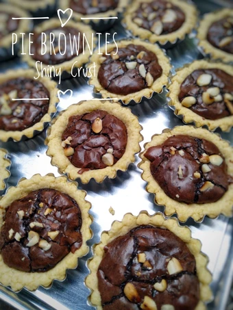 Langkah Mudah untuk Menyiapkan Resep Pie Brownies Shiny Crust yang Sempurna Anti Ribet, Mantap