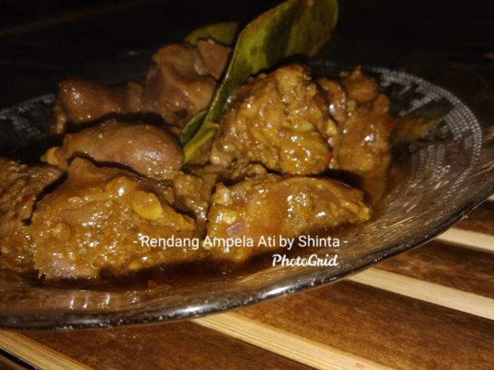 Wajib coba! Bagaimana cara membuat Rendang Ampela Ati Lekoh by Shinta yang gurih