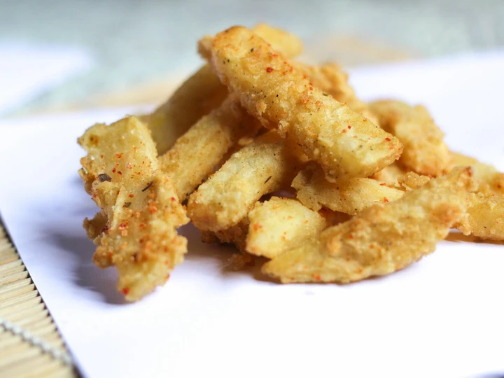 Recipe Kentang Goreng Renyah dengan Bumbu Pedas which Delicious