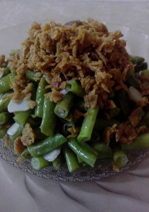 Foto resep Tumis Kacang rebon crispy