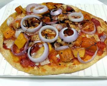 Easy Fast Cooking LG MANGO PIZZA MEATLESS  Home Style