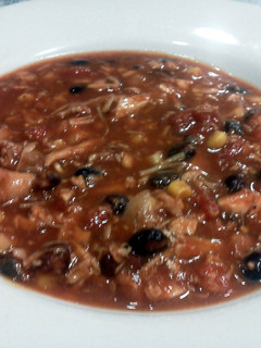 A picture of Southwest Chicken Soup.