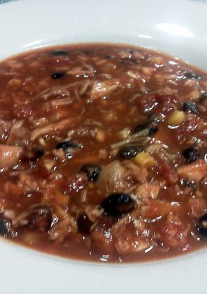 A picture of Southwest Chicken Soup.