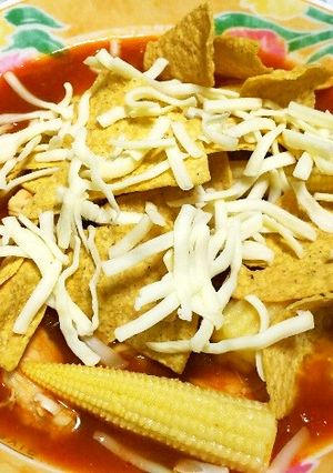 A picture of Sopa de Tortilla (Mexican Cuisine).