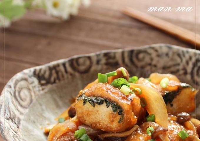 Tofu Steak Wrapped in Sliced Pork using Frozen Tofu