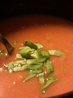 A picture of Tomato soup - simple and savory.