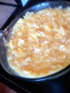 A picture of Pineapple/ apple ambrosia.
