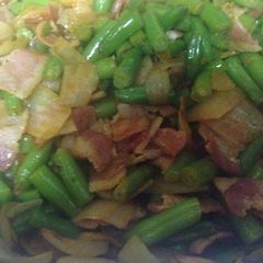 A picture of Green Bean And Bacon.