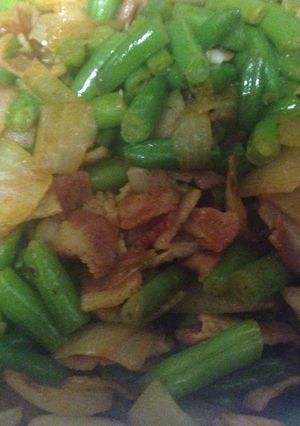 A picture of Green Bean And Bacon.