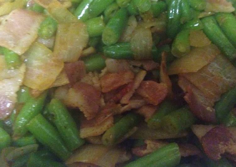 How to Prepare Homemade Green Bean And Bacon