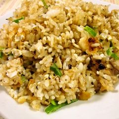 Macrobiotic Fried Rice with Doubanjiang A picture of Macrobiotic Fried Rice with Doubanjiang.