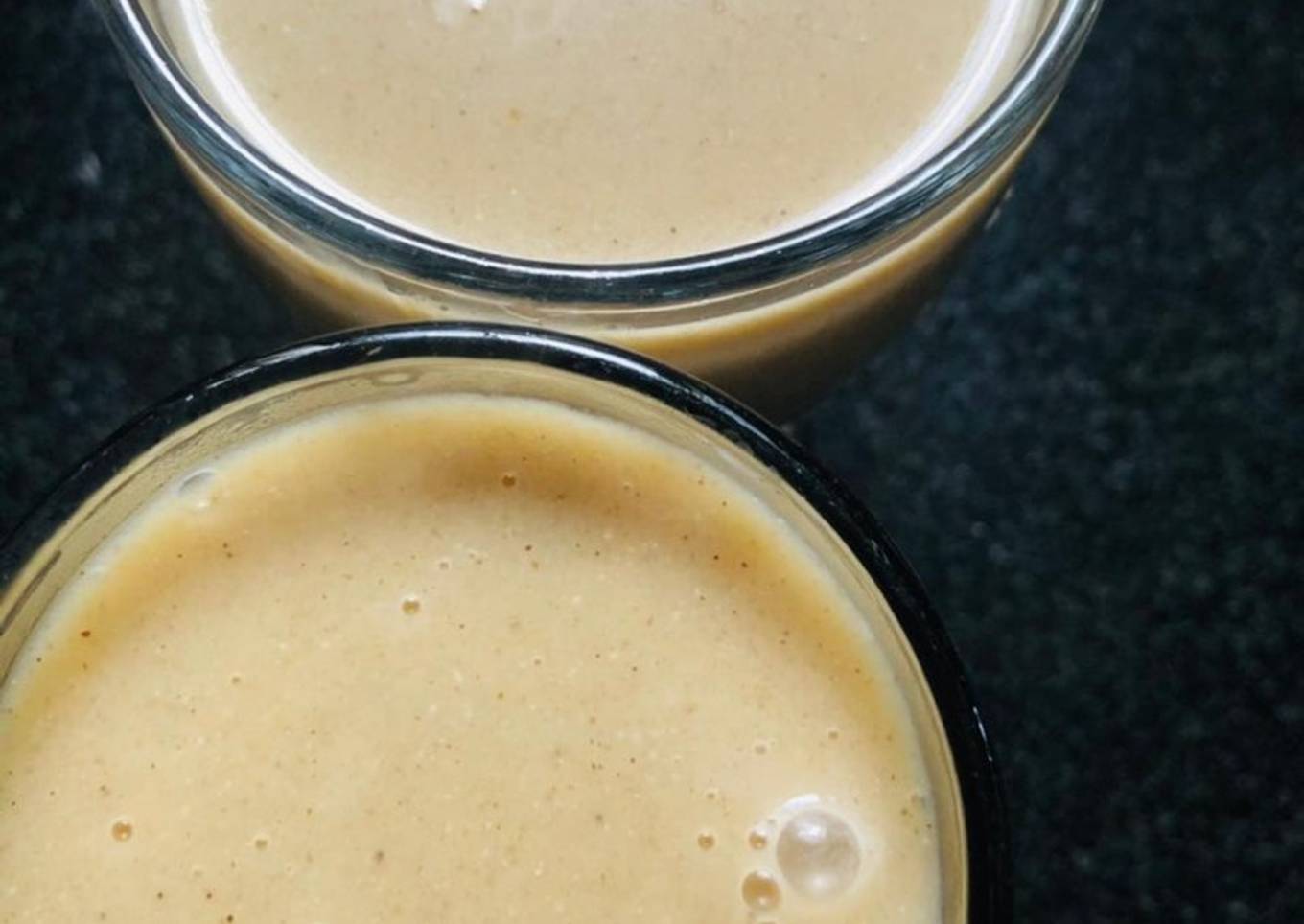 Carrot coconut milk shake