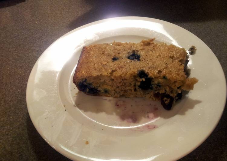 Blueberry protein muffin bread