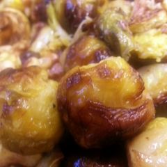 A picture of Roasted Brussel Sprout Medley.
