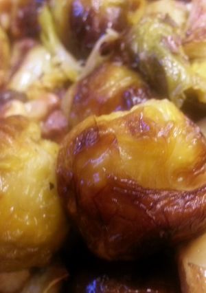 A picture of Roasted Brussel Sprout Medley.