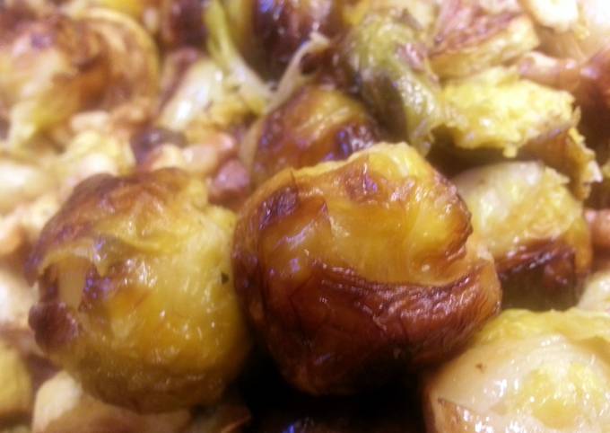 Simple Way to Make Speedy Roasted Brussel Sprout Medley