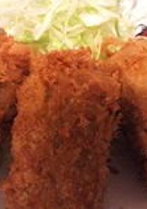 A picture of Shiso and Cheese Filled Tonkatsu Rolls.