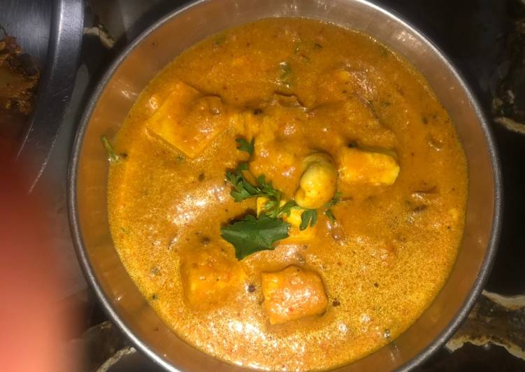 Recipe of Super Quick Homemade Paneer Butter Masala