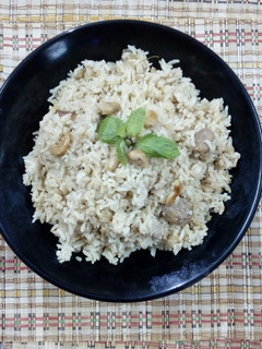 A picture of Coconut milk pulao.