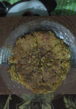 Foto resep Omlet Mie Goreng