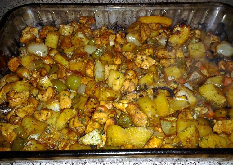 Easiest Way to Prepare Homemade smokey chicken and veggies