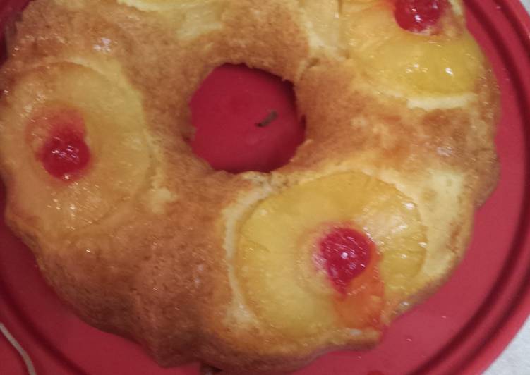Step-by-Step Guide to Make Any-night-of-the-week Pineapple Right Side UP Cake