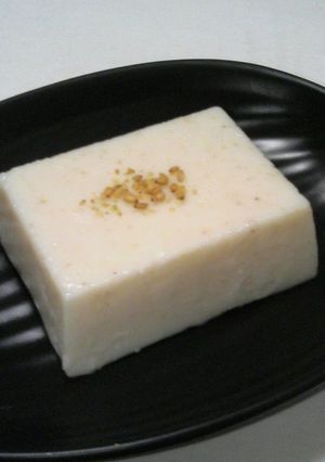 A picture of Jiggly Sesame Tofu.