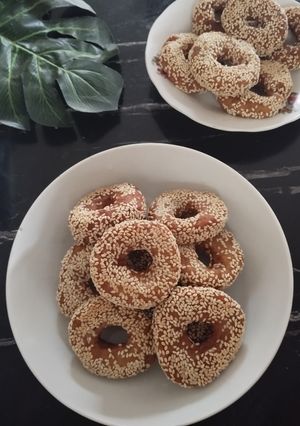 Foto resep Donat Pisang Wijen