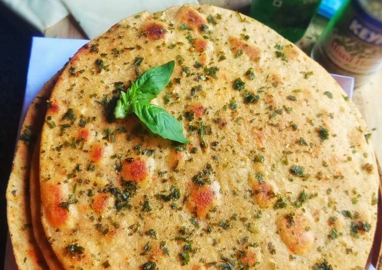 Step-by-Step Guide to Prepare Any-night-of-the-week Cheesy Herbed Khakhra