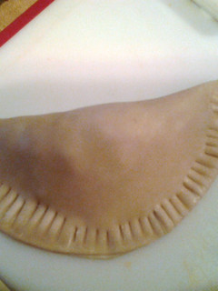 A picture of Dominican beef empanadas.