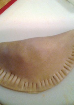 A picture of Dominican beef empanadas.