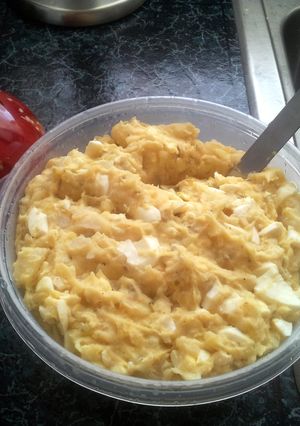 A picture of Potato salad.