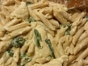 A picture of spinach alfredo