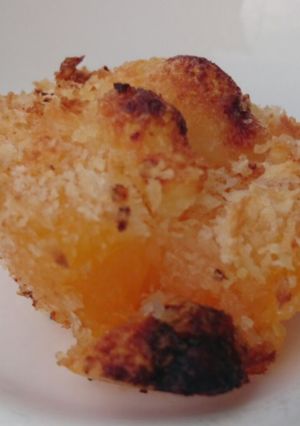 A picture of Crispy Cheesy Peach Bite.