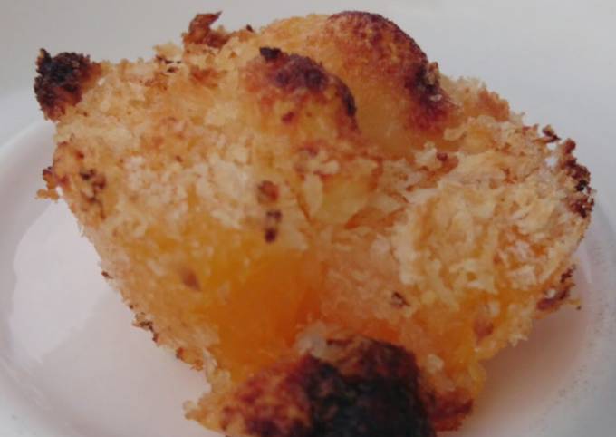 Easiest Way to Make Homemade Crispy Cheesy Peach Bite