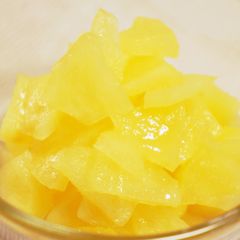 A picture of Apple Compote in a Silicone Steamer.