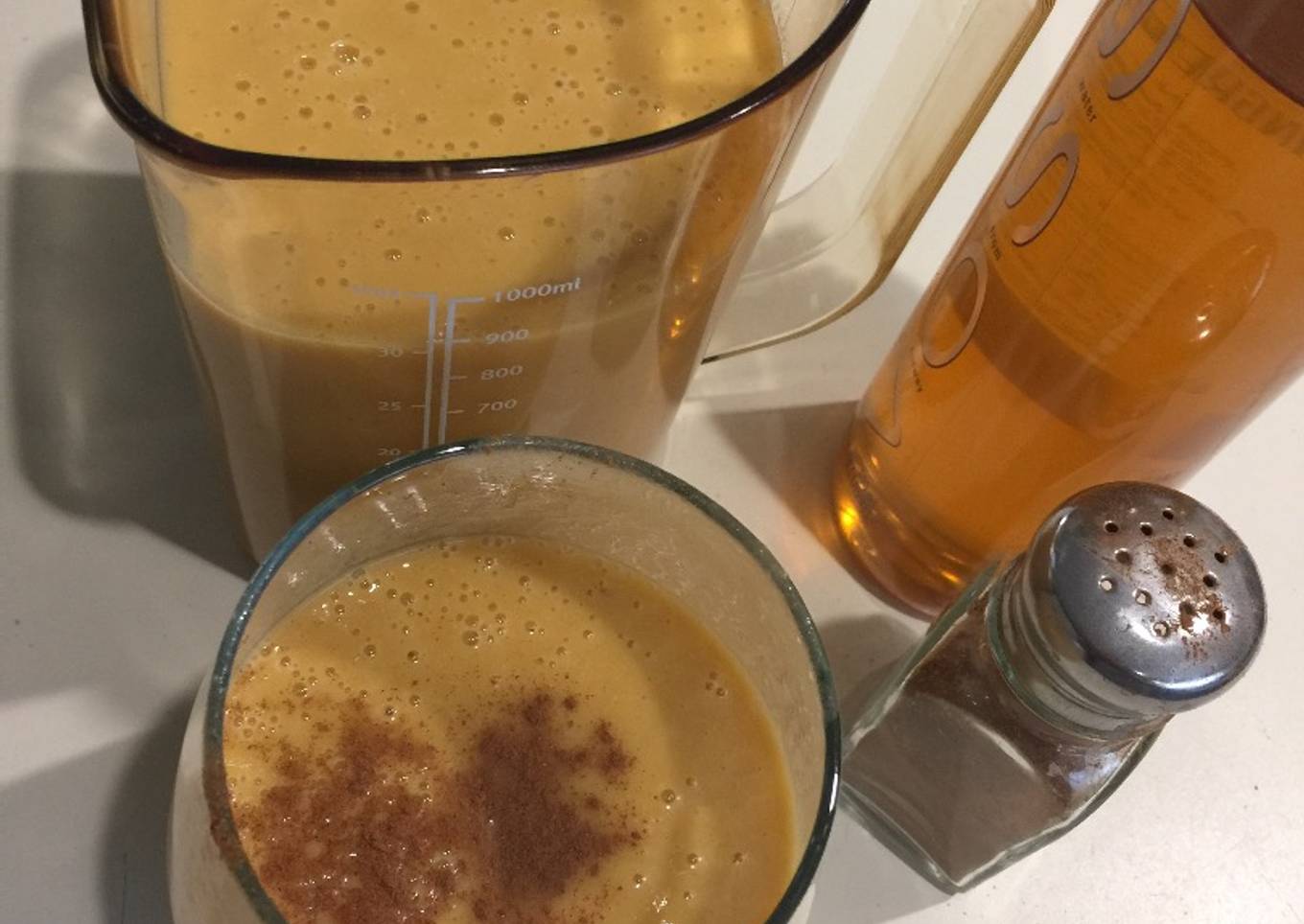 Batido de batata y avena