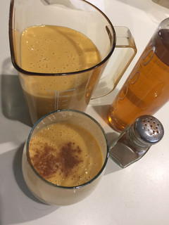 Una foto de Batido de batata y avena