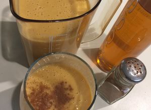 Una foto de Batido de batata y avena