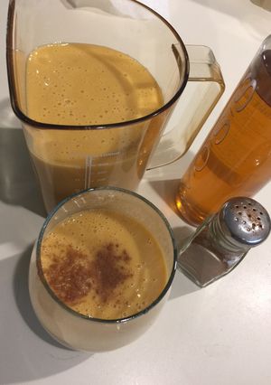 Una foto de Batido de batata y avena