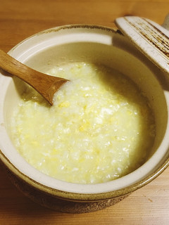 A picture of Egg rice porridge.