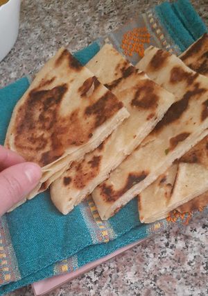 صورة لوصفة كسرة المورقة (المطوية) 😋