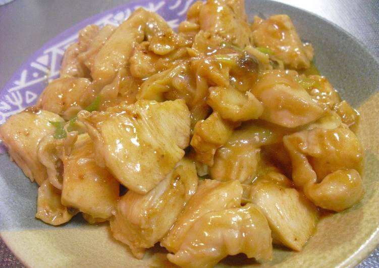 Recipe of Super Quick Homemade Chicken Breast and Leek Stir-Fry with Gochujang and Mayonnaise