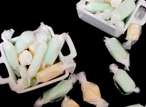 A picture of Salt water taffy.