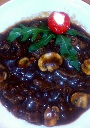 A picture of Sig's Oxtail Soup.