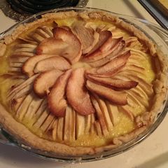 A picture of Apple Pie with Almond Frangipane.