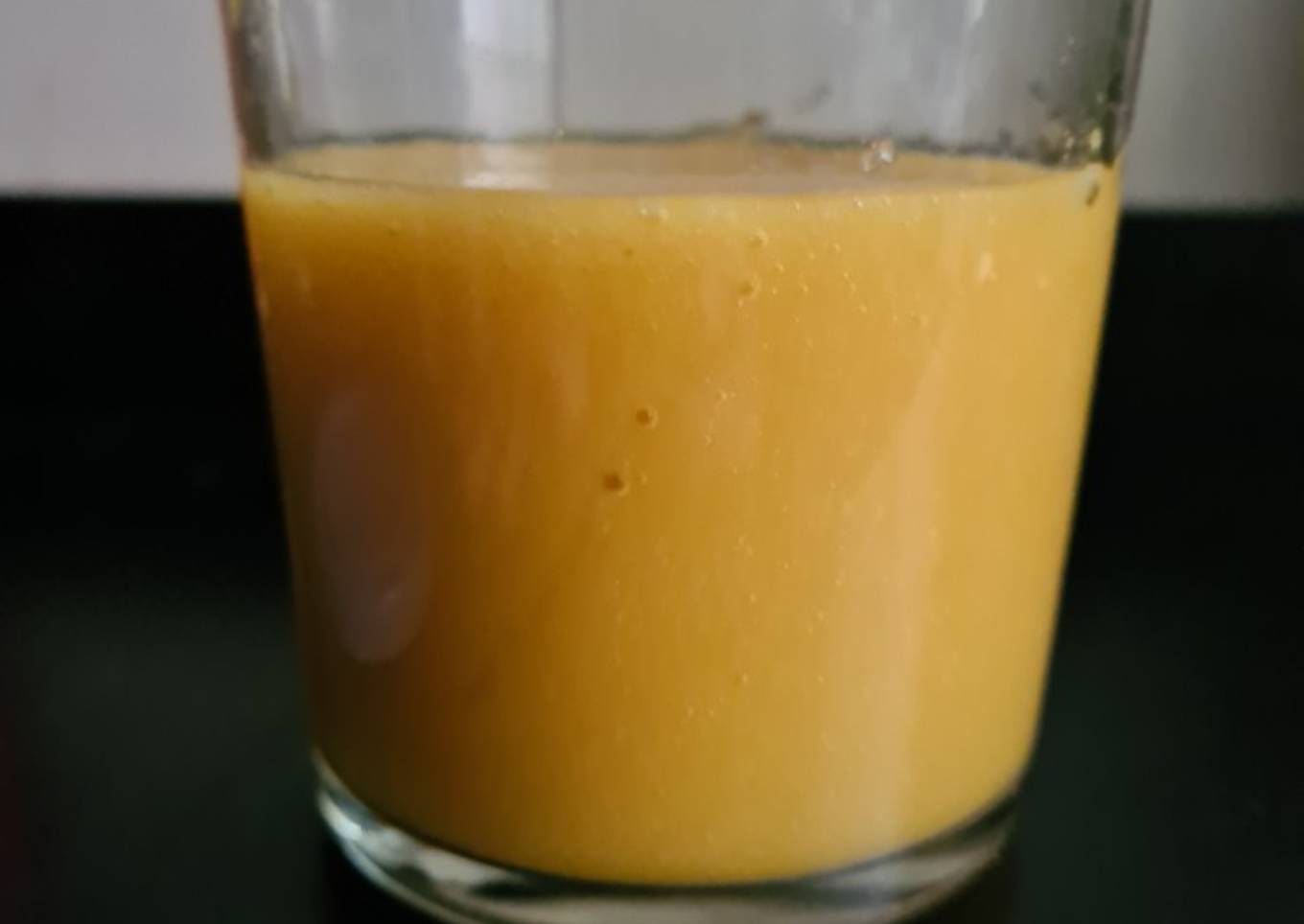 Vinagre con pulpa de mango