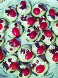 A picture of Cucumber Bites.