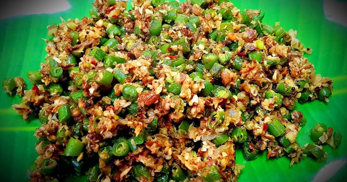 Beans Horse Gram Fry Recipe by Prasel Cookpad
